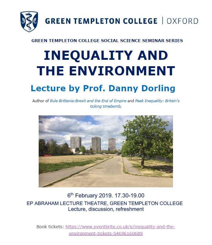 Green Templeton Danny Dorling