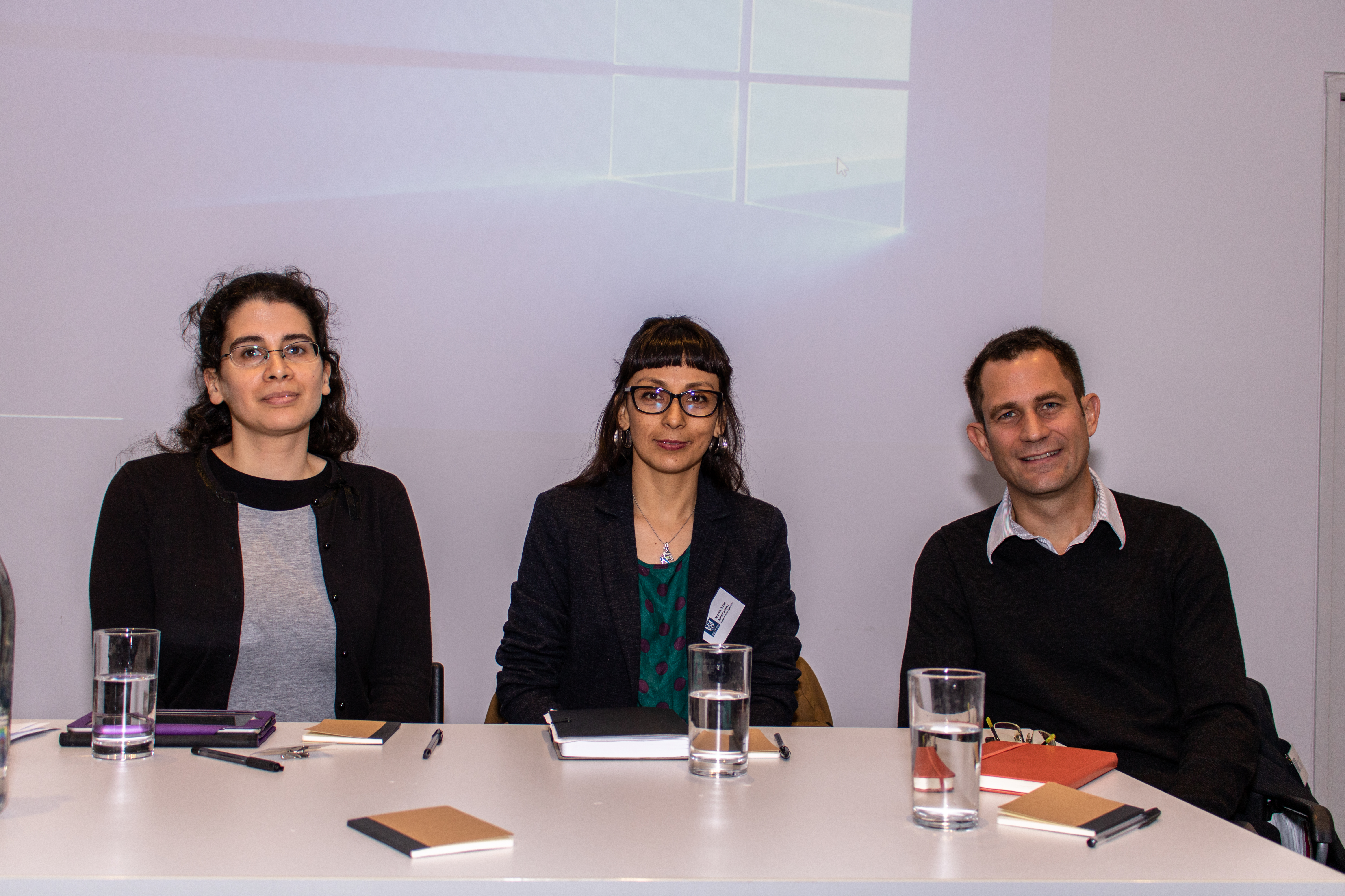 Human Welfare Conference 2019 panel on Food: Karin Eli, Maria Jose Alencastro, Thomas Cousins
