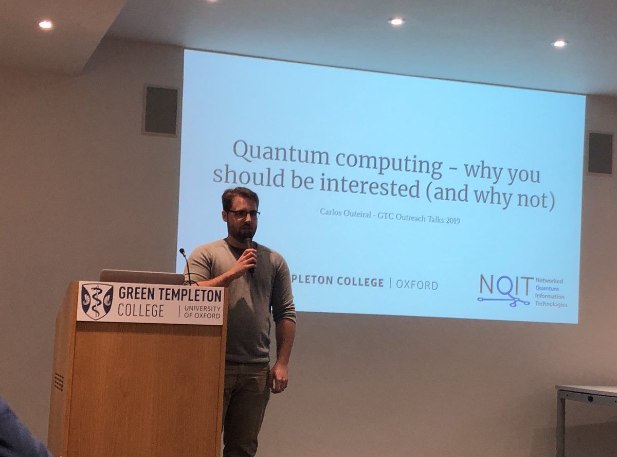 Carlos Outeiral Outreach Talk on Quantum Computing