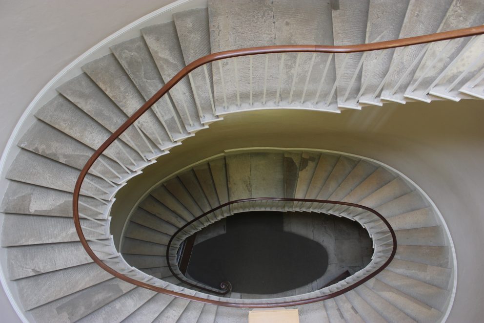 Radcliffe Observatory stairs to the Tower of the Winds