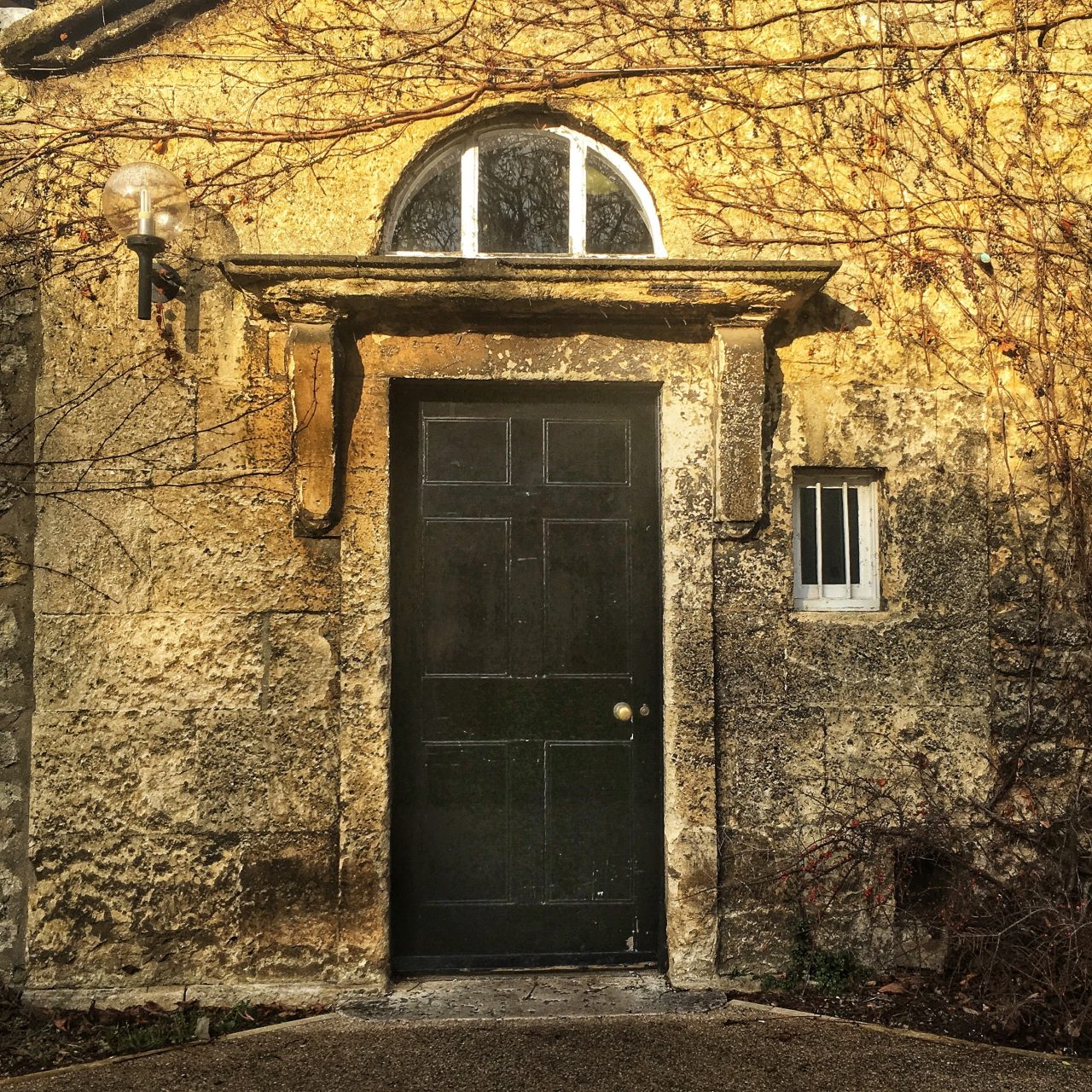 Door to Stables Bar from McAlpine Quad