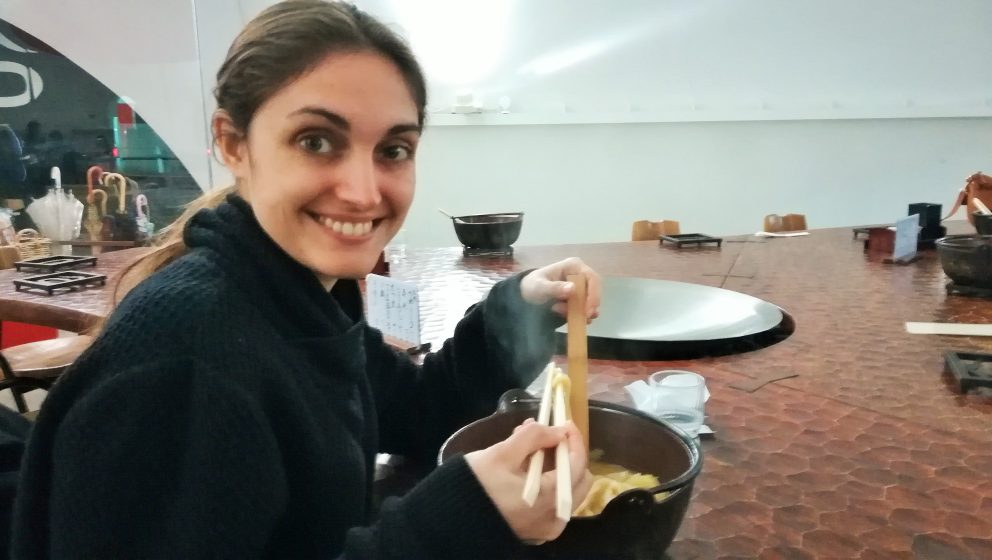 Photo of Carlota ola Marsinach in Japan with food