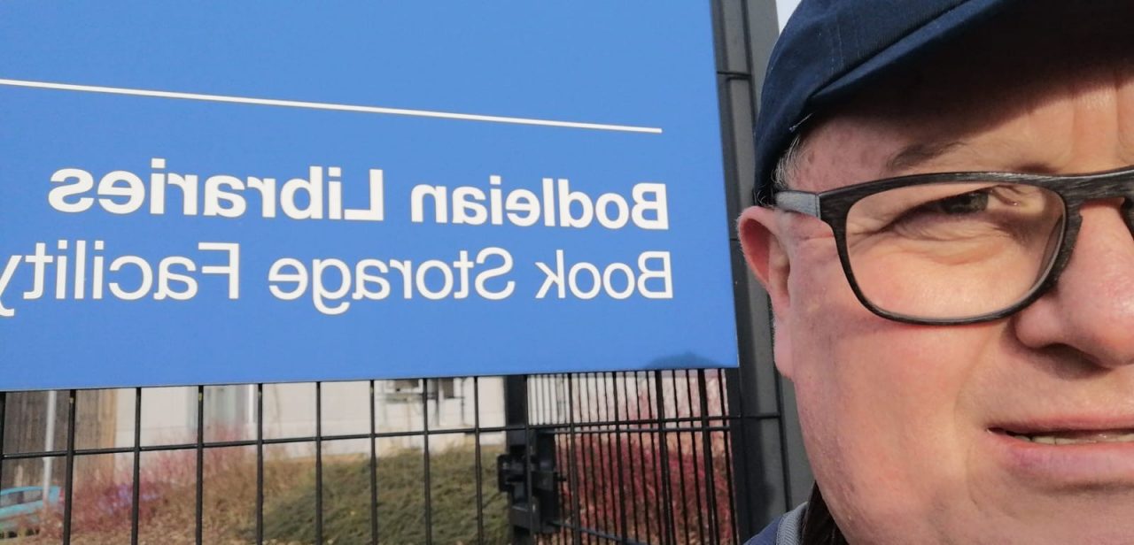 Tim Clayden At Bodleian Libraries Book Storage Facility In Swindon