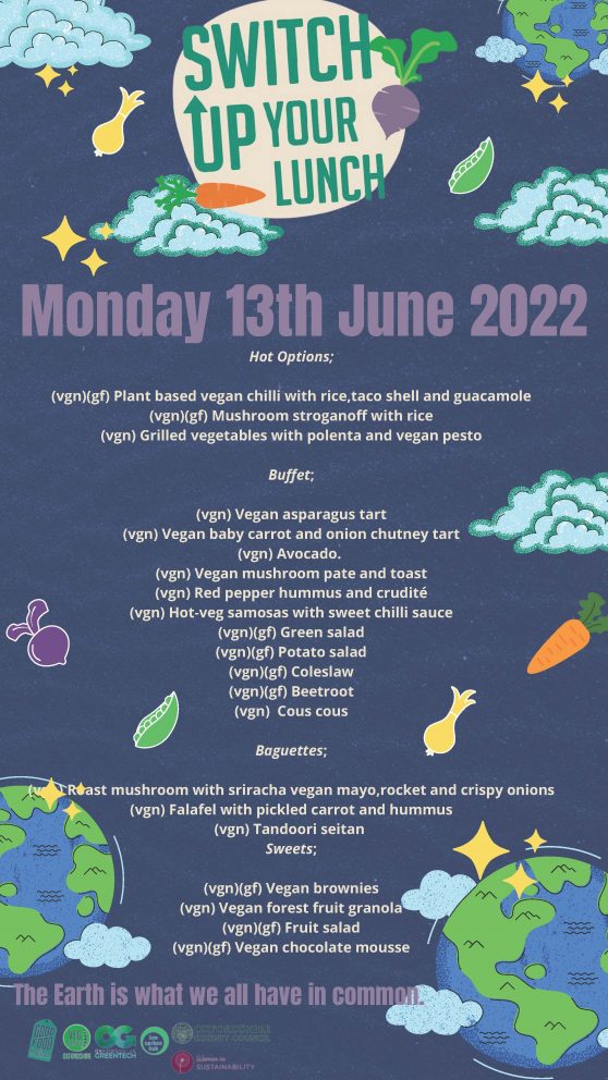 Switch Up Your Lunch Menu poster