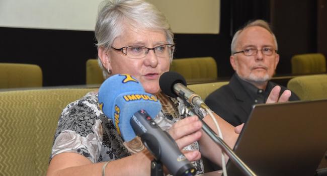 Prof Iva Holmerova speaking at Ageing and Alzheimers conference held in Prague on 17 August 2015.