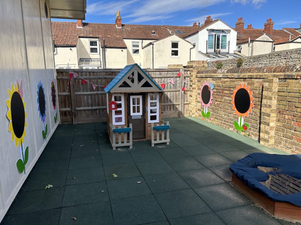 Completed Playground in afternoon sun