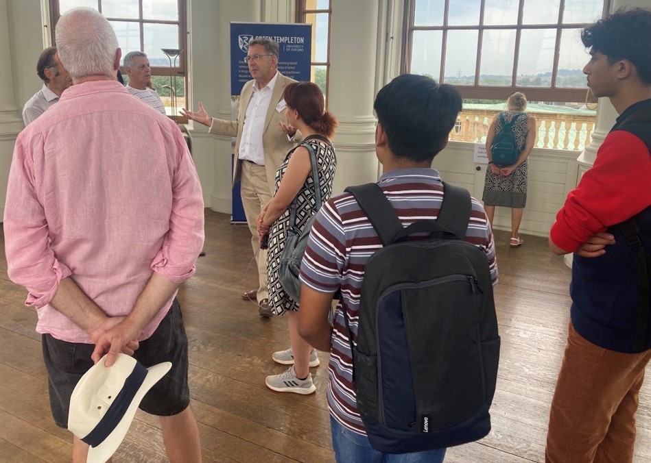 Charles Barclay Talking To Guests In The Observatory Tower Room At Open Doors 2023