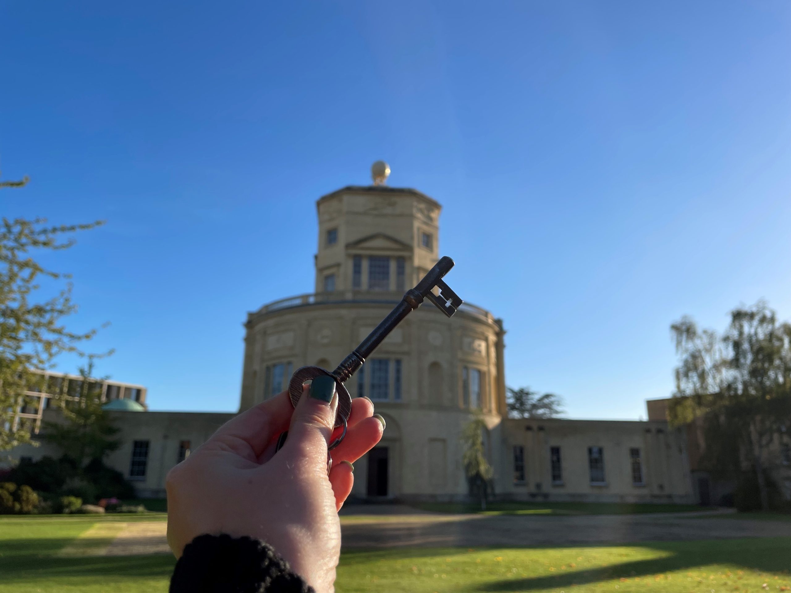 Key In Front Of Observatory