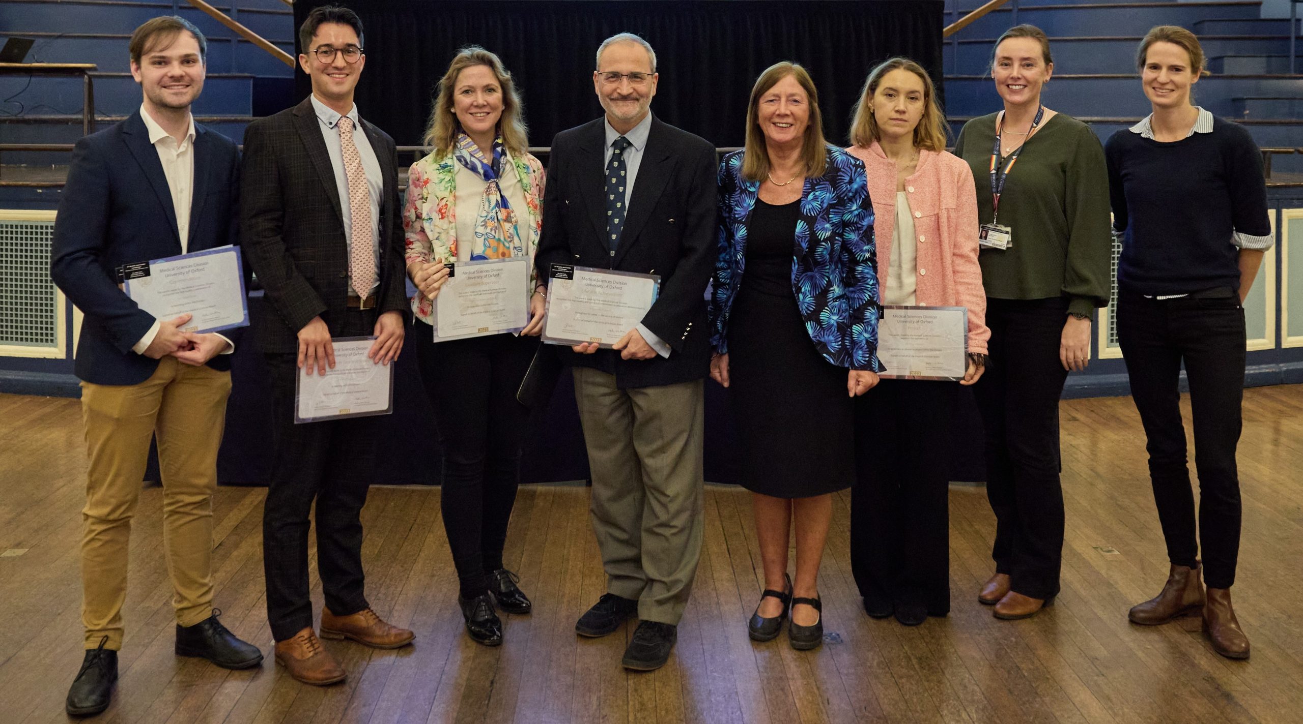 Eight Colleagues At Medical Sciences Division Awards 2023