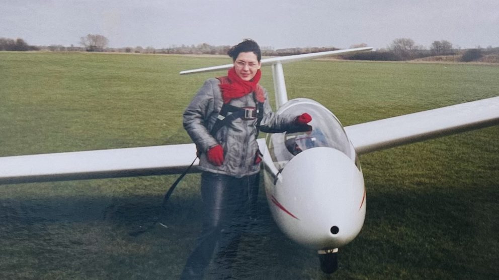 Dr Nora Markova With Glider