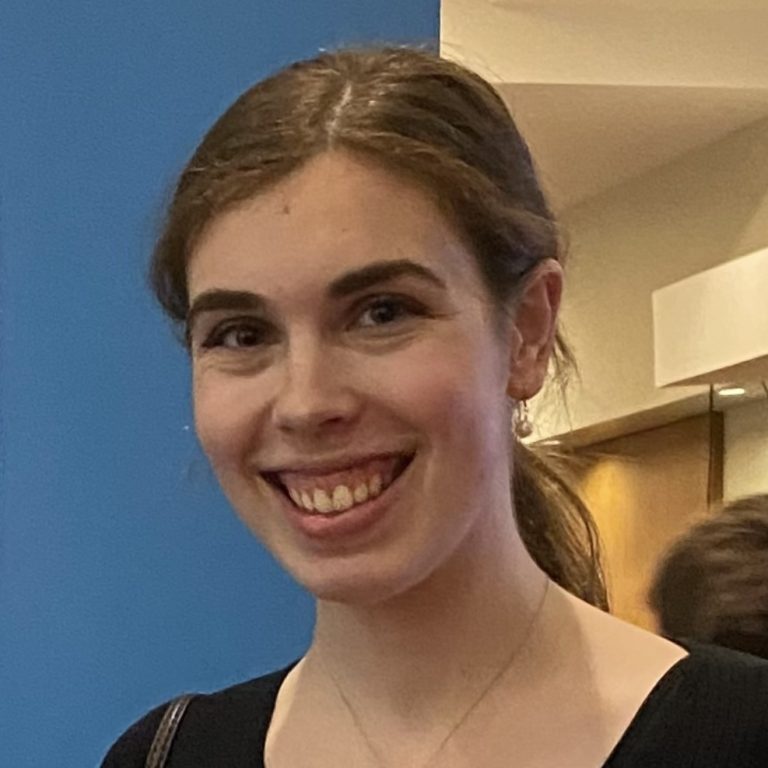 Maya Sternthal smiling wearing black top