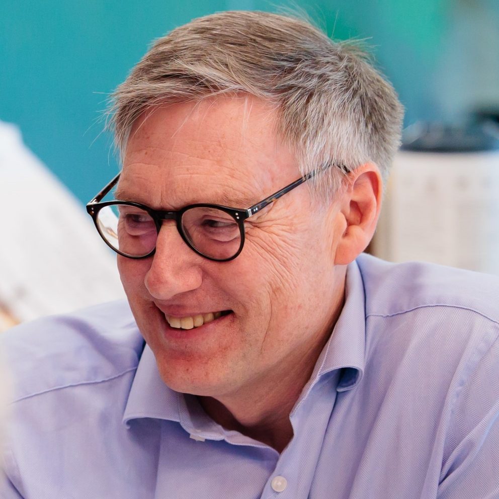 Jonathan Montgomery portrait pic in profile smiling