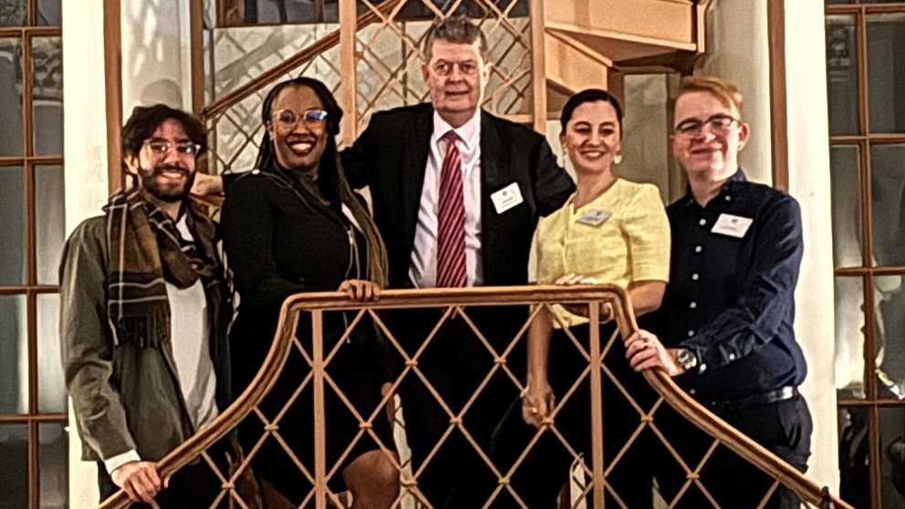 Student Speakers With Principal