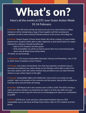 Green Action Week Events 2025