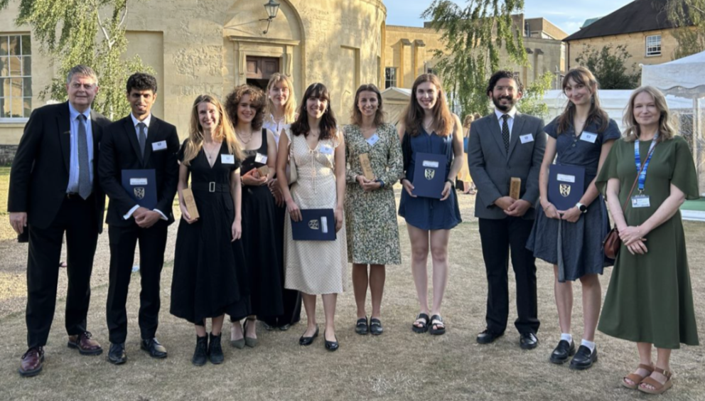 Nautilus Awardees 2025 Flanked By Principal And Senior Tutor