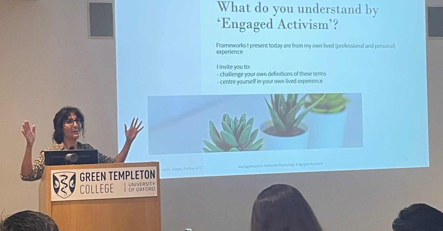 Meera Joshi Activism Workshop Cropped