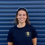 Kat Neumann wearing GTBC t shirt