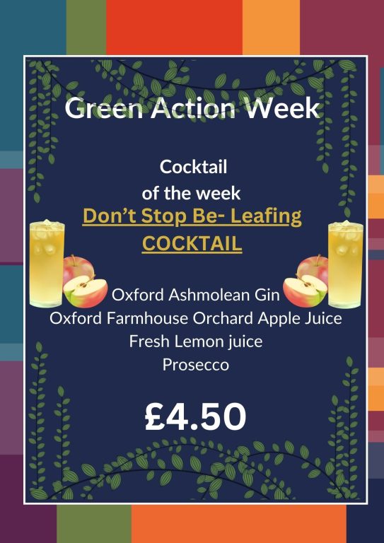 Green Action Week Local Fairtrade Drinks