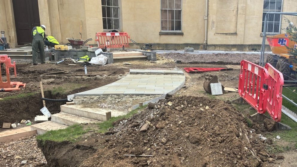 Stone Paths Taking Shape