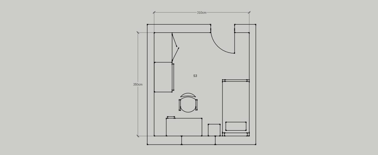 Observers House Bedroom S3