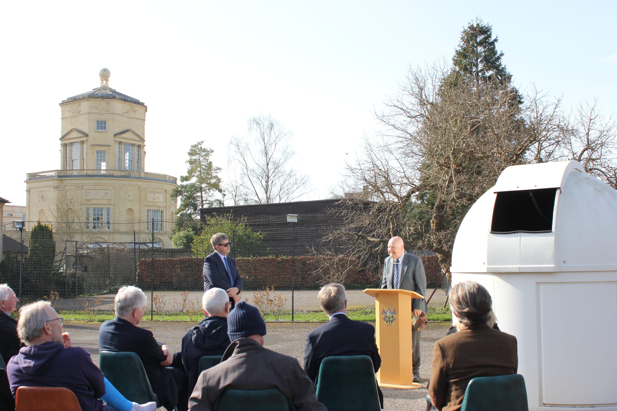 John Lennox Behind Lectern