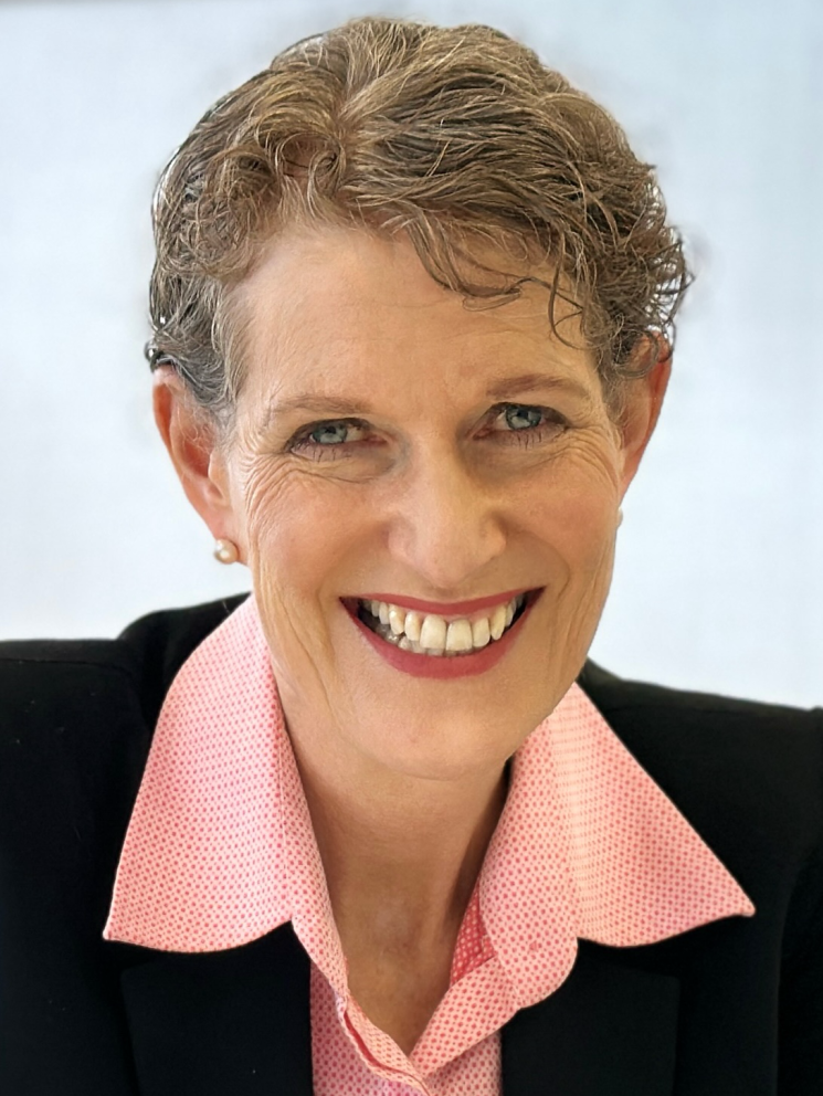 Rebecca Kitteridge Profile Pic In Dark Jacket And Bright Blouse