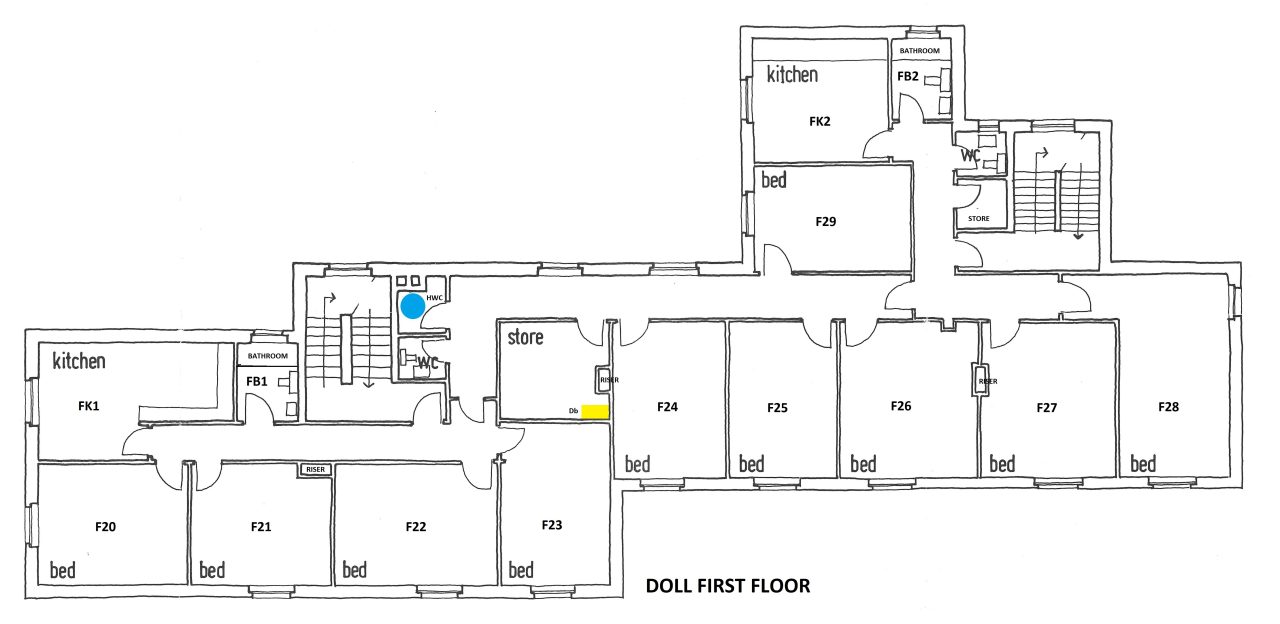 Doll Building First Floor Plan