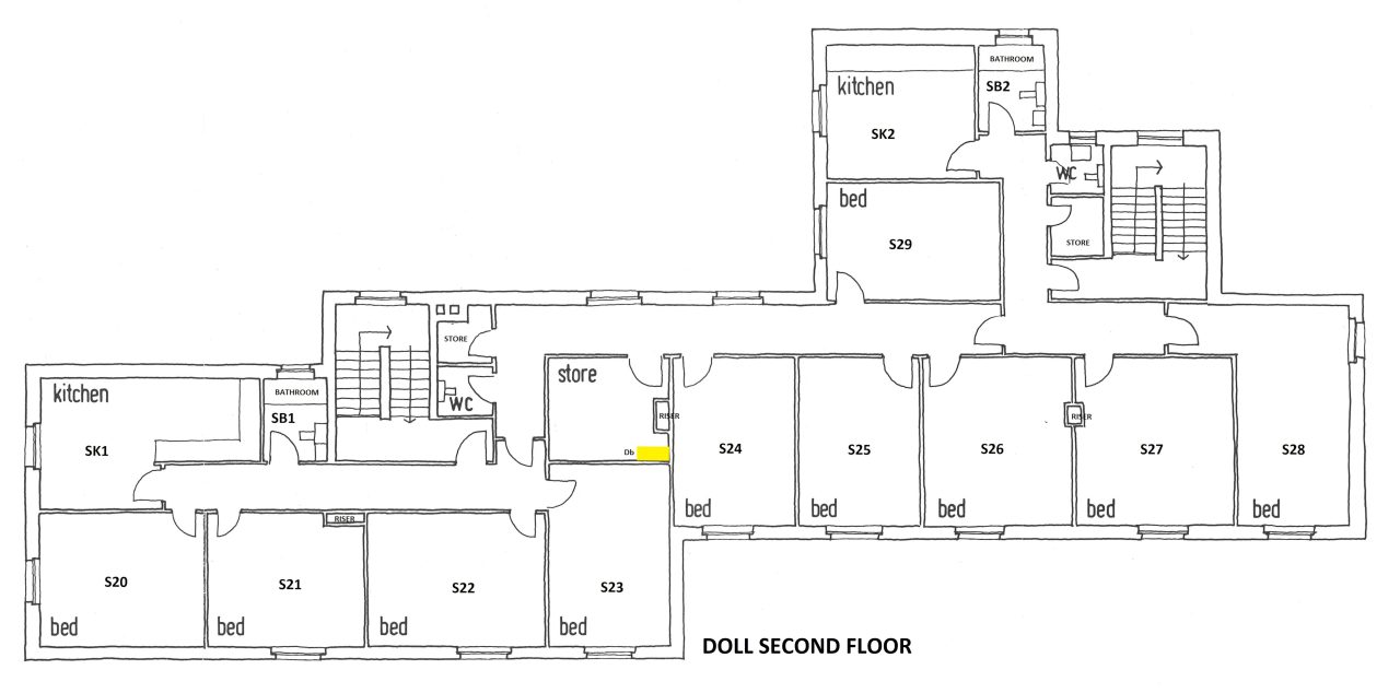 Doll Building Second Floor Plan