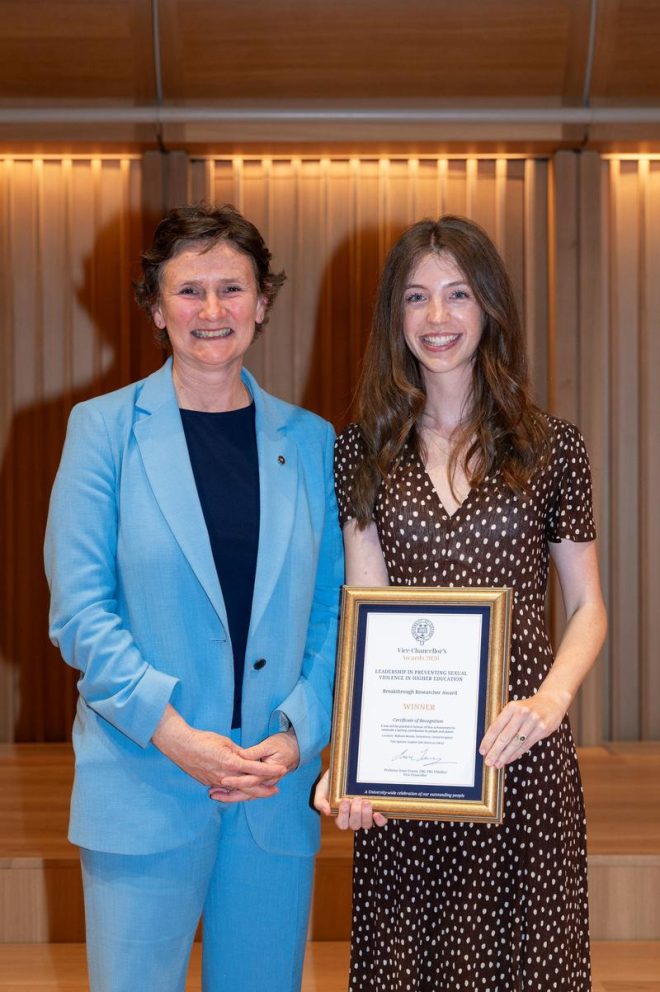 Bridget Steele Preventing Sexual Violence Vc Awards Winner With Vc