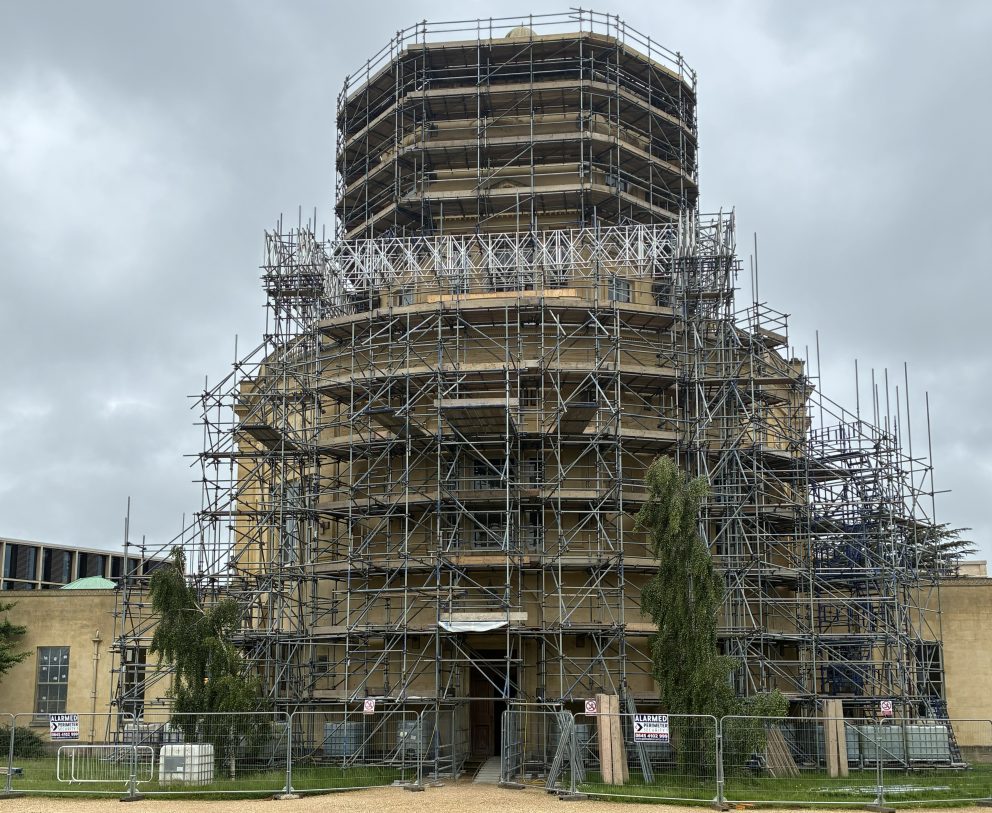 Scaffolding To North Of Radcliffe Observatory
