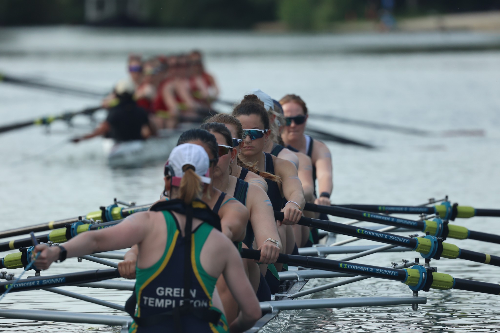 W1 holding on the the line at Summer Eights 2026