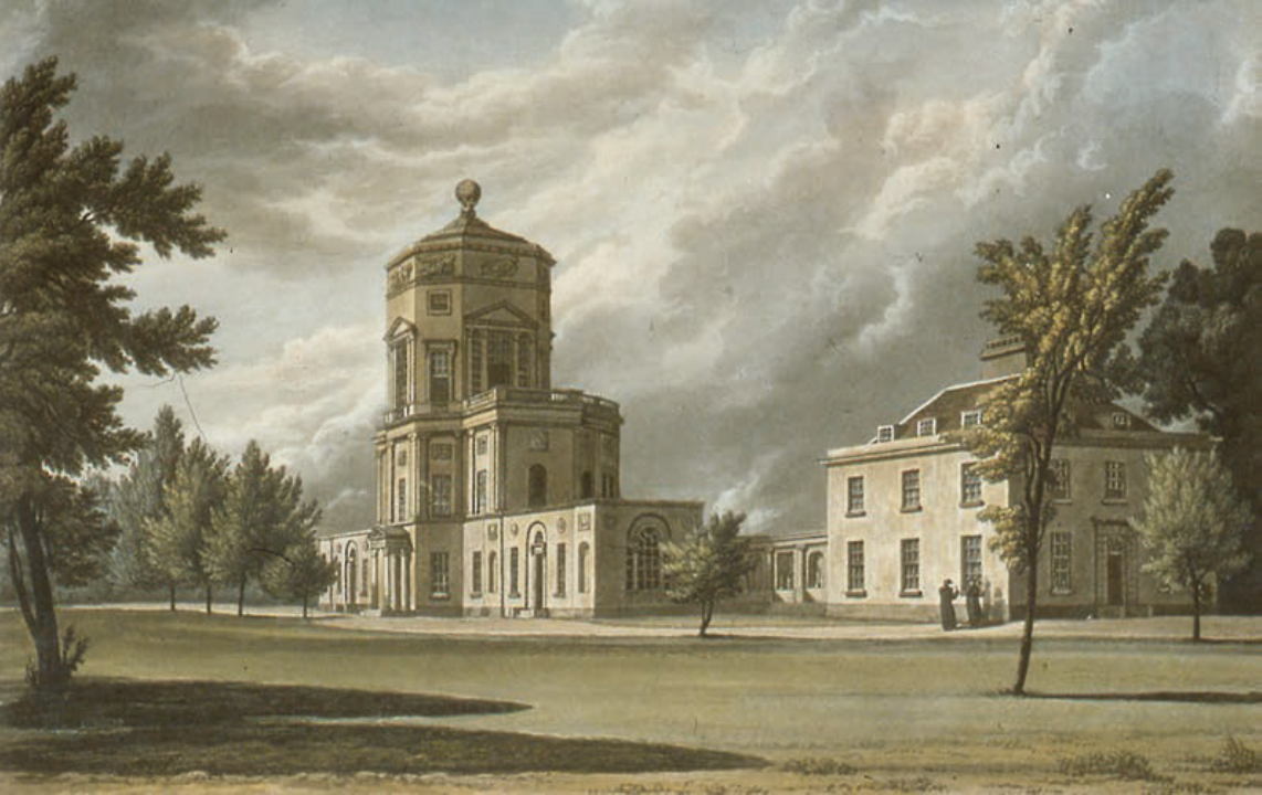 South East View Of The Radcliffe Observatory ‘astronomical Observatory’ Etching By Ackerman 1814