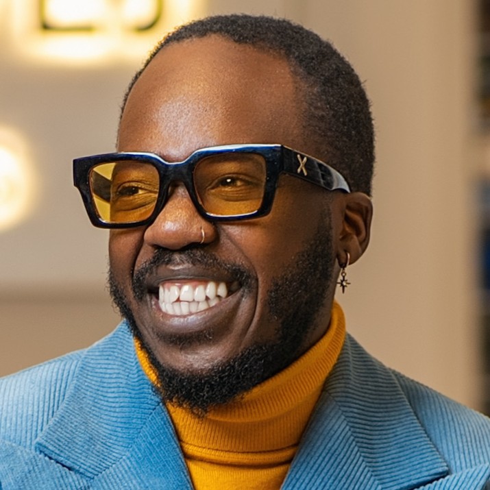 Felix Prince Kankwamba Profile Pic Smiling Wearing Bright Colours